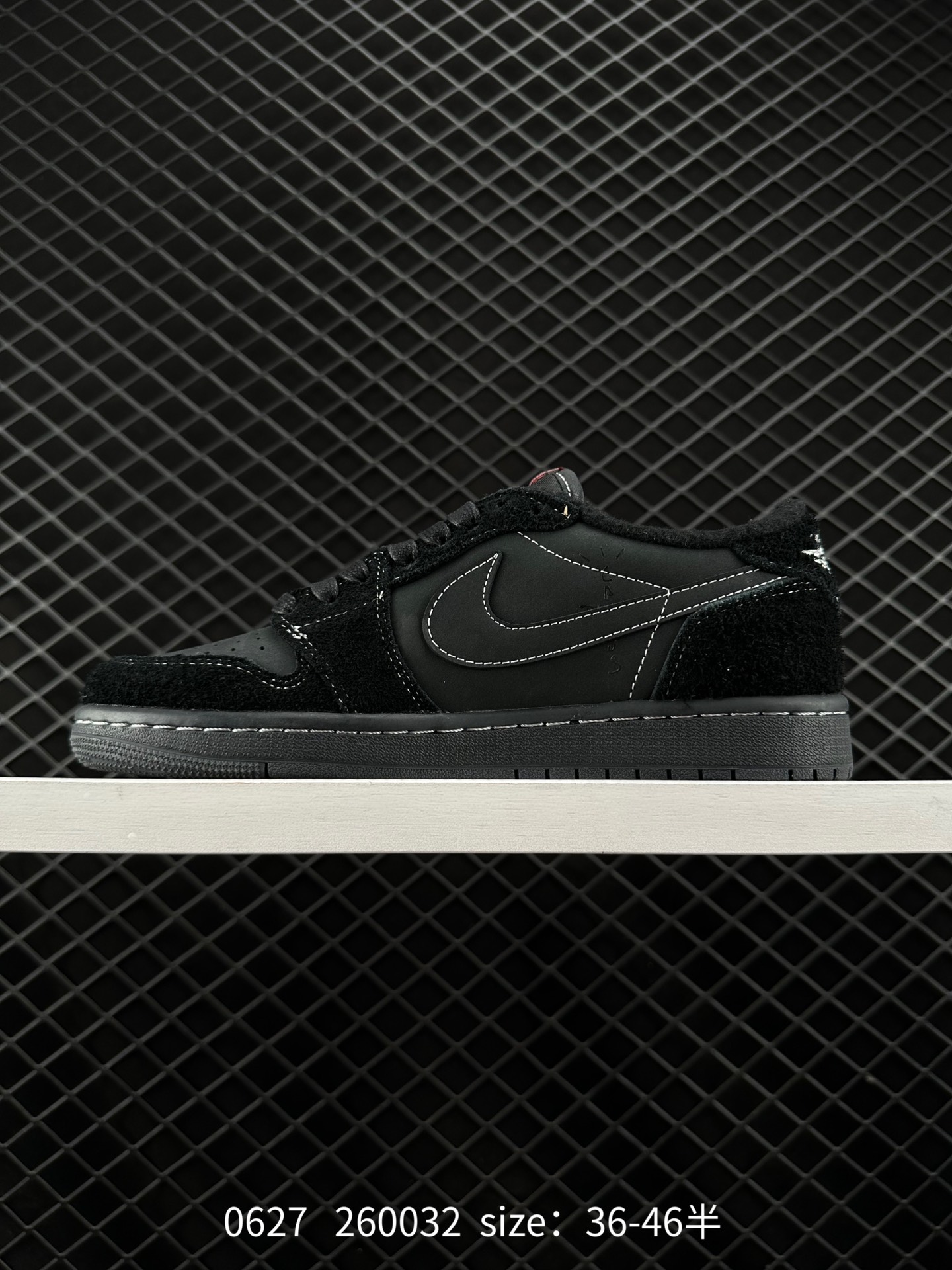 Fragment Design x Travis Scott x Nike Air Jordan 1 Low OG SP”Military Blue”